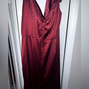 David’s Bridal Cinnamon Bridesmaid Dress